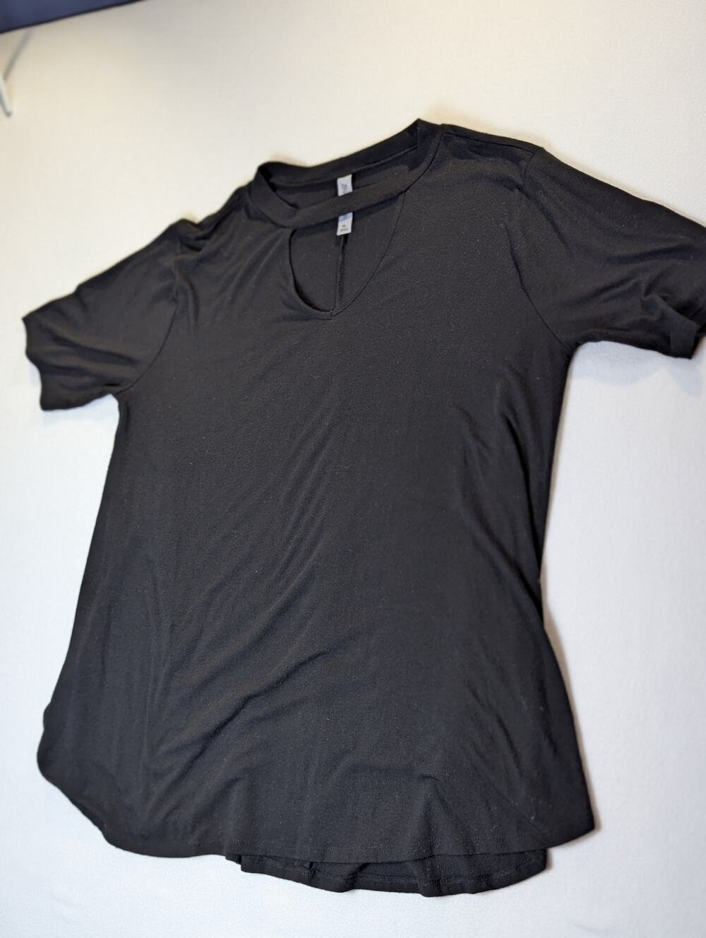 ZENANA Premium Black Cut Out Chocker Neckline Size XL